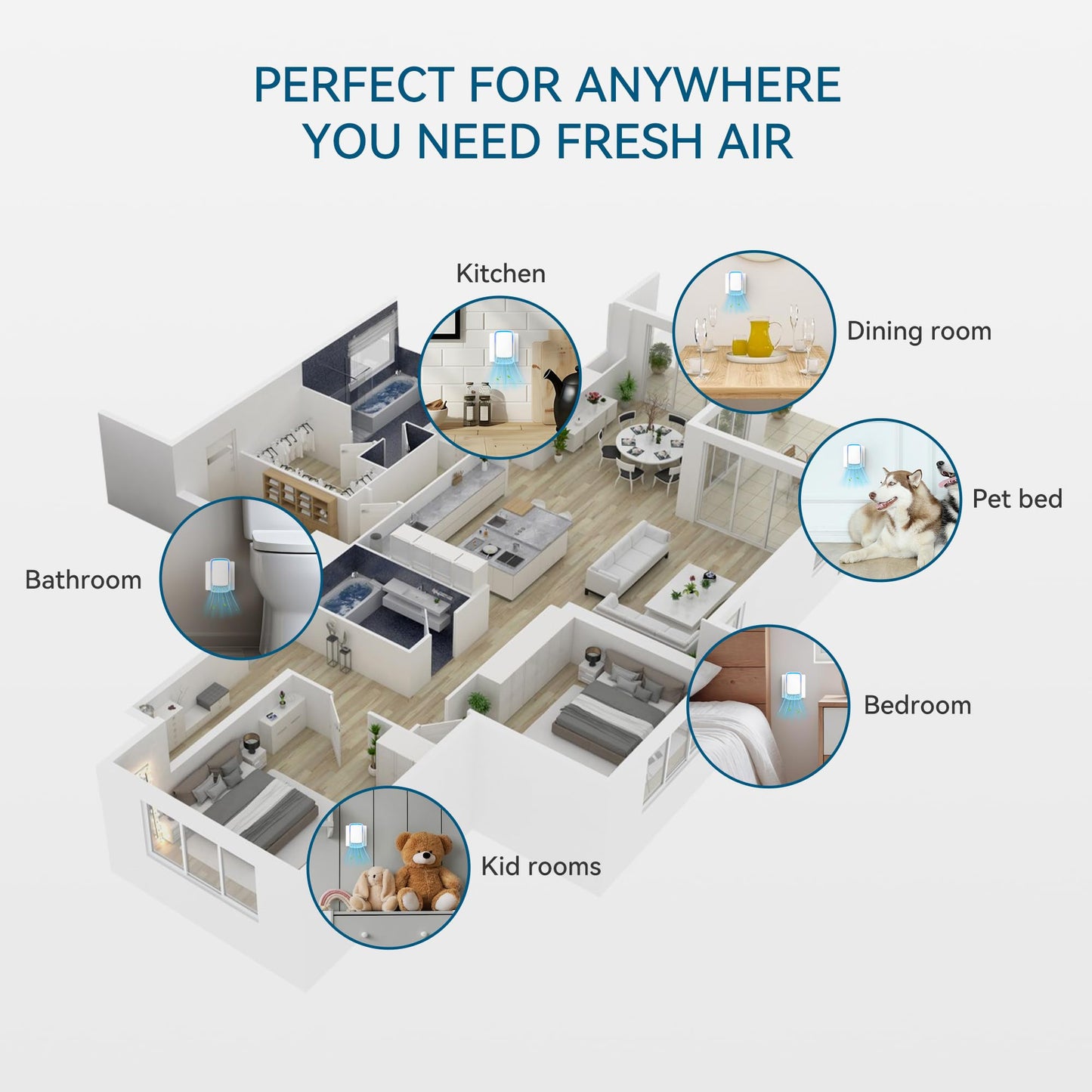 Plug-In Ionizer Air Purifier: Quiet Home & Pet Freshener